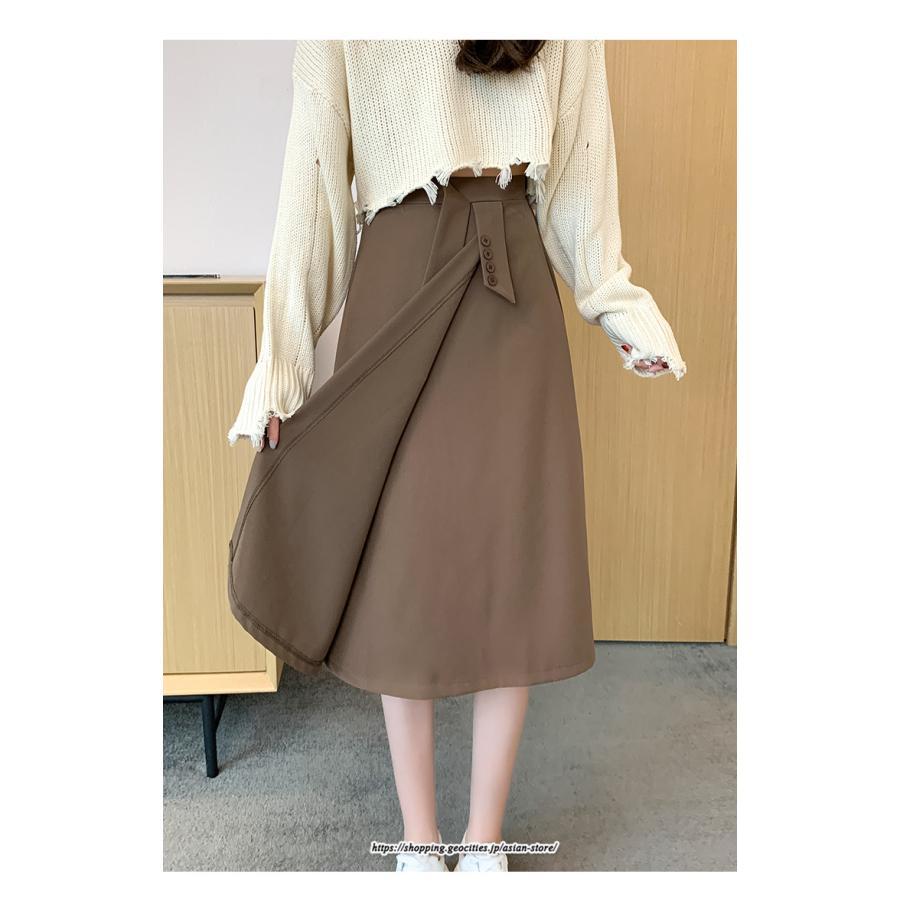 スカート | ロングロング丈 ミモレ丈 ミモレスリット 秋 冬 秋冬 高見え カジュアル Aライン 小柄 キレイめ 通学 着痩せ 通勤 2022新作