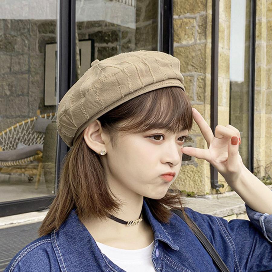 ベレー帽 | 帽子 シンプル レディース 大人 トレンド感 カジュアル ハット おしゃれ キャップ 可愛い