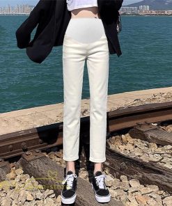 パンツ レギンス | マタニティ パンツ デニムパンツ レディース ジーンズ 妊婦服 産前 マタニティウェア 9分丈 8分丈 大きいサイズ テーパード デニム 着痩せ 日常感 ボトムス