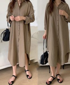 シャツ・ブラウス | シャツワンピース ロングシャツカーデ