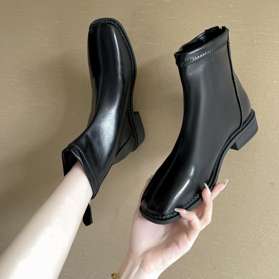 ショートブーツ | フルジップブーツ 美脚