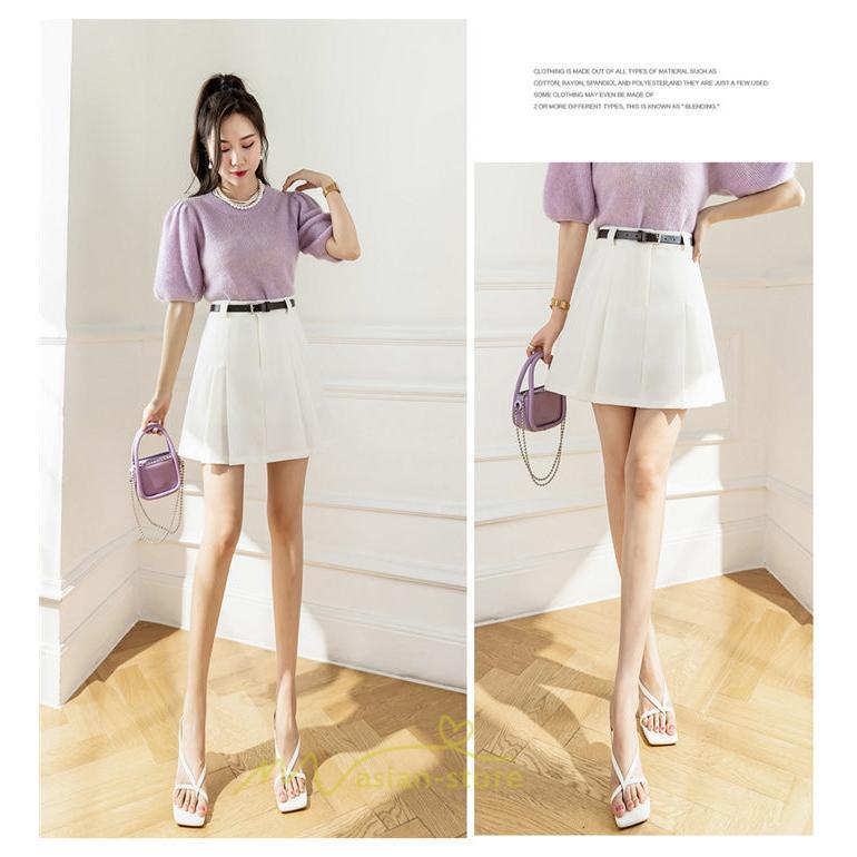スカート | ボトムス レディース きれいめ 春夏 おしゃれ ショート丈 フォーマル 通勤 韓国風 ハイウエスト 20代30代 Aライン 着痩せ ミニスカート エレガント