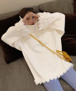 ニット・セーター | フリンジ ニットセーター レディース秋冬