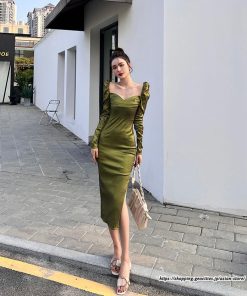 タイト | ワンピースタイトワンピース長袖 上品 セクシー高級感 ワンピース タイトワンピース ヒップアップ スリム 美ライン エレガント お呼ばれ シルエット