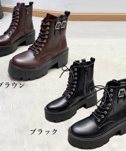 ショートブーツ | レースアップショートブーツストームブーツ