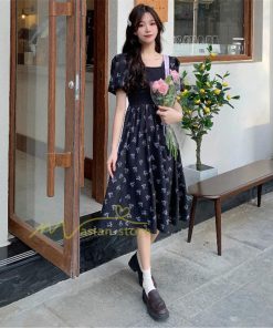 マキシ | ワンピース レディース 40代 春夏 きれいめ 膝丈ワンピース 半袖 花柄ワンピース オシャレ 通勤 結婚式 お出かけ 大人 韓国風 30代 カジュアル 着痩せ 50代