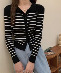 ニット・セーター | ボーダー柄 ニット トップス レディース