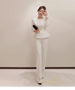 セットアップ | パンツスーツ レディース スーツ  通勤 OL オフィス 50代 40代 30代 ミセス 女性 服装 きれいめ フォーマル 就活 ジャケット 上品 ビジネス