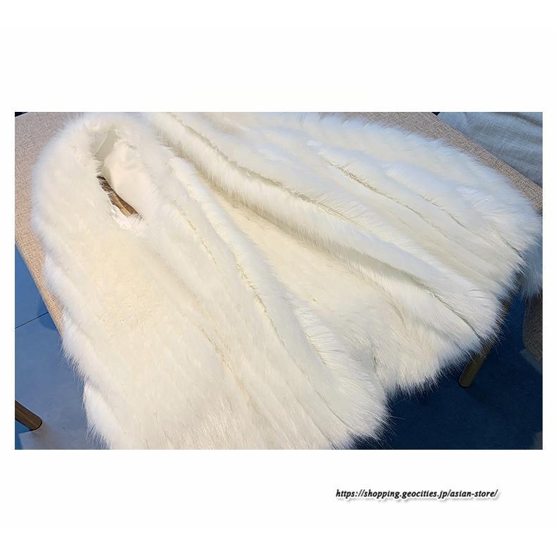 ベスト | ボリュームフェイクファーファー毛皮レディース 冬 フェイクファー 毛皮コート アウター ノースリーブ ふわふわ ジレ 秋冬 前開き