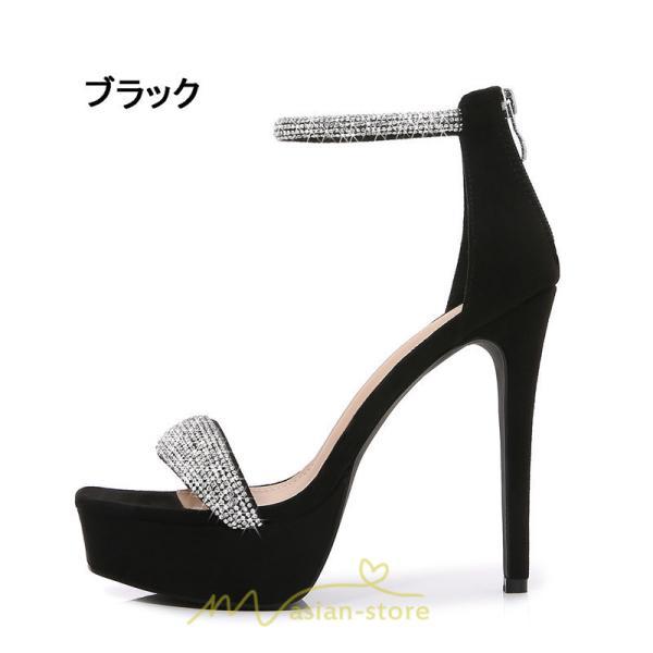 パンプス | ハイヒール 痛くない 歩きやすい 黒 レディース 8cm ジッパー ストラップ 大きいサイズ 2022新作 美脚 人工水晶 きらきら 疲れない おしゃれ 飾り