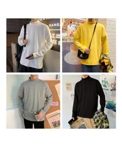 Tシャツ | ロンT メンズ ロング長袖モックネック ティーシャツ カットソー メンズ Tシャツ 長袖 カットソー 20代 30代 50代 おしゃれ 40代 メンズスタイル