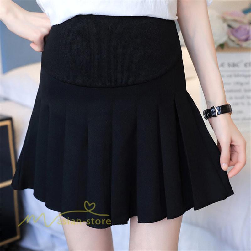 スカート | ミニマタニティウェア レディース プリーツ可愛い 夏 マタニティきれいめ マタニティ おしゃれ ウエスト調整 マタニティ