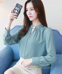 シャツ・ブラウス | シャツ トップス フォーマル ブラウス 仕事 ビジネス レディース 秋物 オフィス ブラウスシャツ スリム きれいめ 30代40代50代 シフォンブラウス 長袖