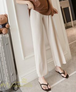 パンツ レギンス | マタニティ パンツ マタニティパンツ 着痩せ ワイドパンツ 無地 薄手 春 夏 秋 カジュアル 無地 妊婦 お出かけ きれいめ ウエスト調整 妊婦服 柔らか おしゃれ