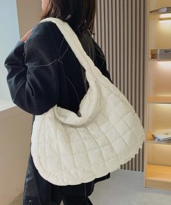 トートバッグ | キルトショルダーバッグダウン風レディース