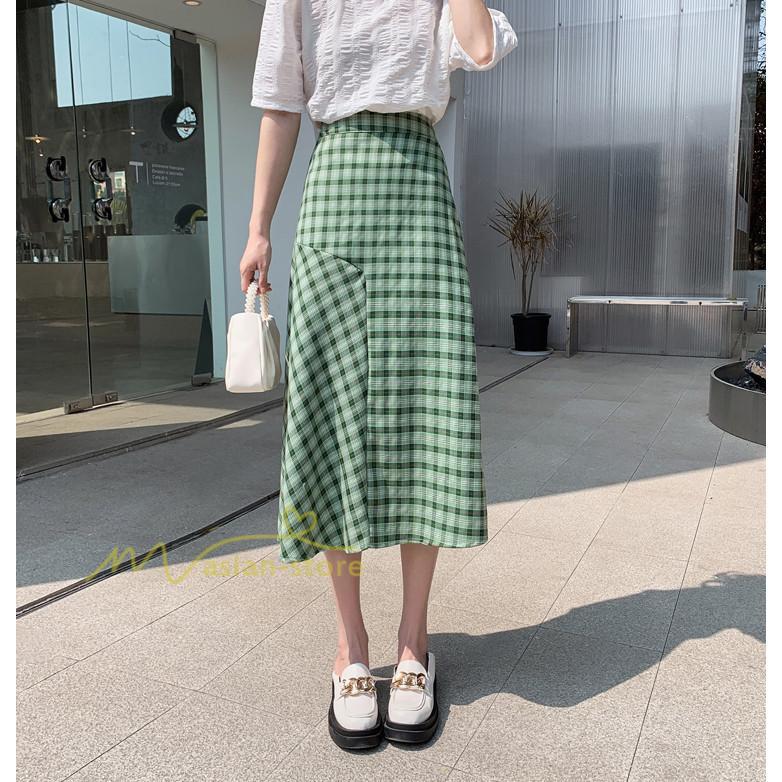 スカート | ボトムス レディース きれいめ 40代 30代 春秋 ロング丈 おしゃれ カジュアル 無地 通勤 OL 韓国風 チェック柄 通学 リゾート 着痩せ 20代 お出かけ