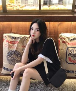 tシャツ・カットソー | Tシャツ 半袖 レディース カットソー バックギャザー トップス ビッグティーシャツ 2019春夏新作 大人気 ロングティーシャツ 可愛い シンプル ゆったり