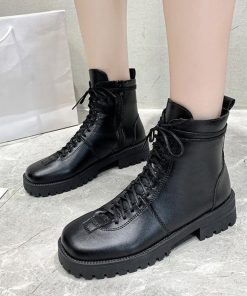 ショートブーツ | 厚底 レディース 裏起毛