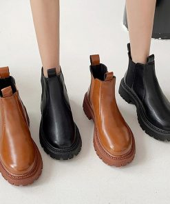 ショートブーツ | サイドゴアブーツ 美脚