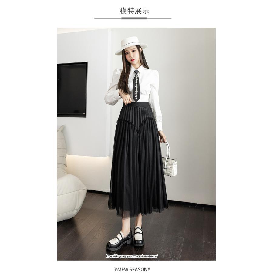 スカート | ロングティアードAラインレディース フレアハイウエスト 秋冬 無地 20代30代40代50代 オシャレ ゆったり