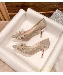 パンプス | 走れる ヒール 6cm 8cm レディース 結婚式 通勤 二次会 小さいサイズ 大きいサイズ 26.5cm キラキラ 20.5cm ハイヒール ポインテッドトゥ