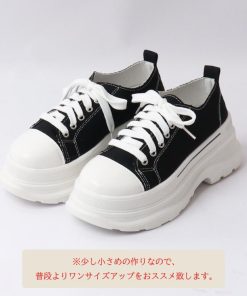 シューズ | 厚底スニーカー ローカット靴 レディース