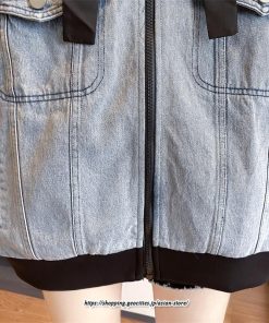 コート・ジャケット | フード付きデニムジャケット デニムジャケット レディース フード付き デニム ジャケット 送料無料 切り替え おしゃれ カジュアル 2022 細身 着痩せ 秋 冬 通勤