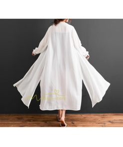 カーディガン | ロング 薄手 アウター 長袖 ロングきれいめ 紫外線対策 サマー ゆったり シフォン 韓国ファッション 20代30代40代50代 冷房対策