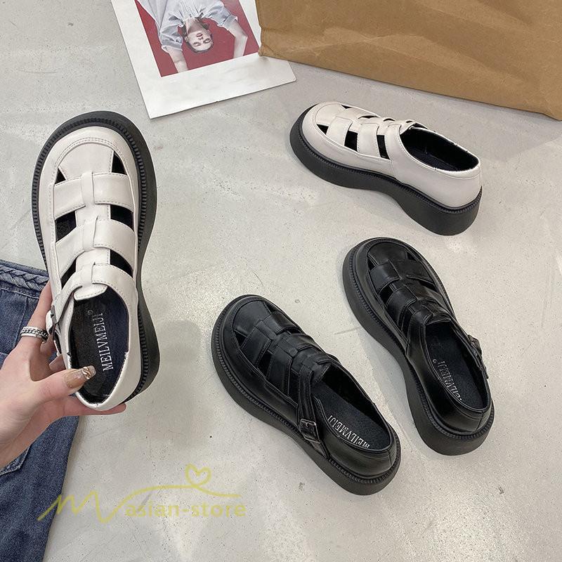 サンダル ミュール | サンダル レディース オフホワイト ブラック 黒 編み込み ストラップ 歩きやすい ぺたんこ おしゃれ 2022 旅行 お出かけ トレンド おでかけ カジュアル