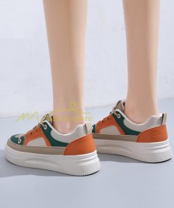 スニーカー | スニーカー　レディース レディースシューズ ローカット 靴 フラットシューズ ぺたんこ ウォーキングシューズ 厚底スニーカー Pu革 厚底靴 歩きやすい 美脚