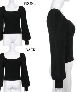 ニット・セーター | ニットトップス パフスリーブ レディース