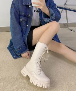 ショートブーツ | レースアップミドルブーツ ストームブーツ