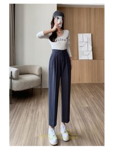 チノ・テーパード・ジョガー・スキニーパン | テーパードパンツ パンツ レディース ボトムス 美脚 楽ちん 体型カバー 無地 ハイウエスト お出掛け ロング 脚長 送料無料 高見え 綺麗 細見え