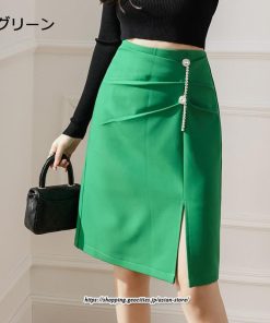 スカート | レディース ひざ丈 膝丈 オシャレ カジュアル Aライン スリット キレイめ 着痩せ 2022新作 通勤 通学 50代 秋冬コーデ 20代 30代 40代