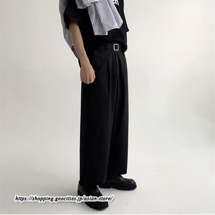 スラックス | パンツ ビジネスパンツ ワイドパンツ 無地 20代 30代 メンズ ゆったり 春 秋 冬 薄手 カジュアル 40代 オフィス フォーマル 50代 大きいサイズ