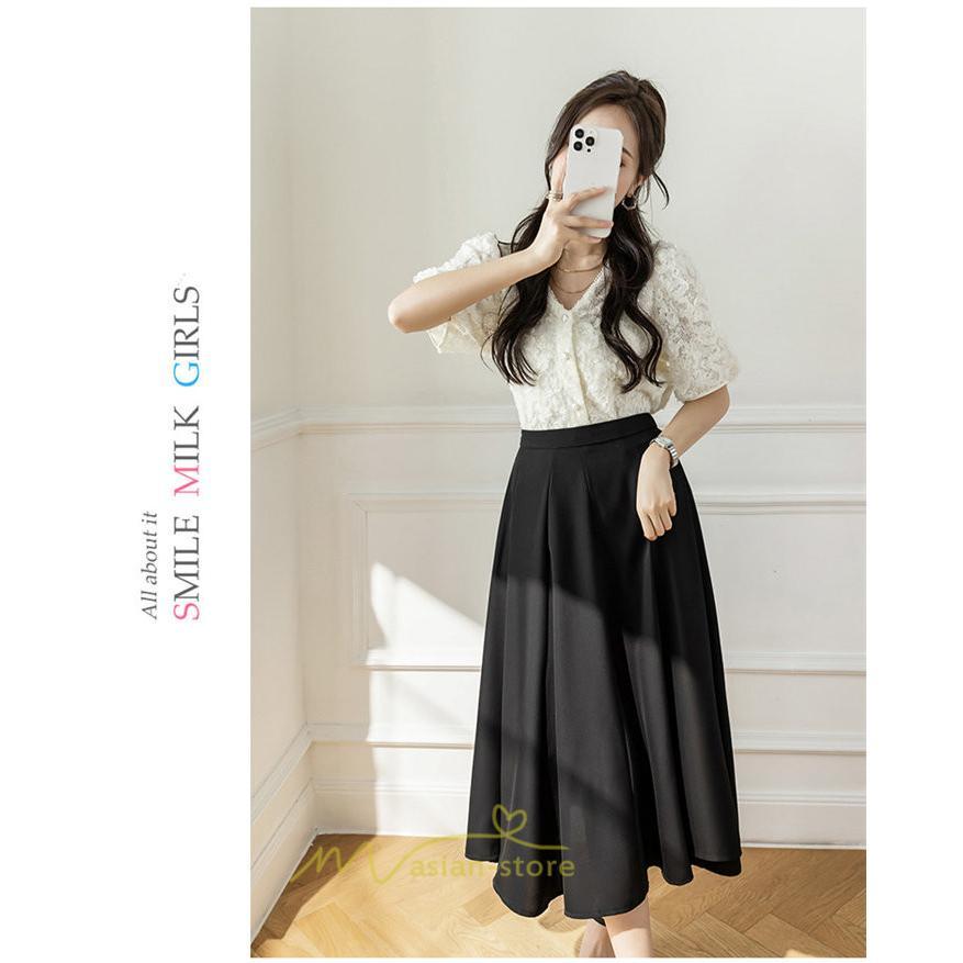 スカート | ロング丈 ボトムス レディース マキシ 上品 20代30代40代50代 カジュアル 通勤 通学 お出かけ 着痩せ 韓国風 エレガント 夏物 体系カバー 可愛い