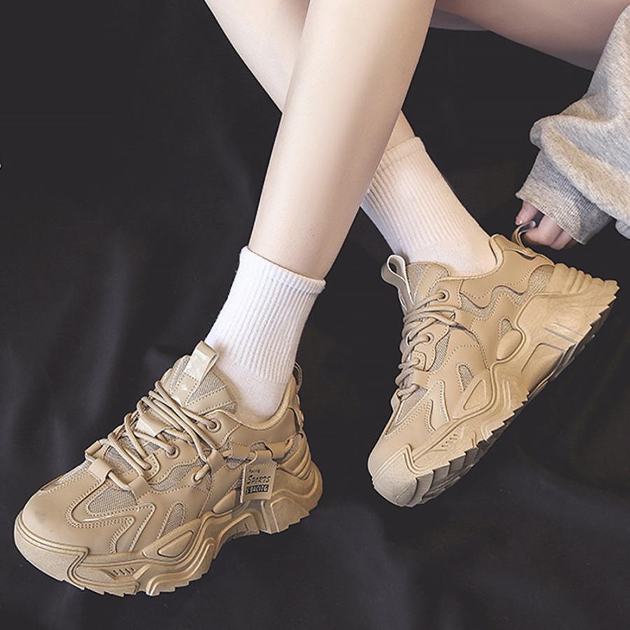 ショートブーツ | 厚底スニーカー レディース 韓国風