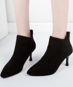 ショートブーツ | レディース 美脚 靴 ブーツ シューズ 通勤 韓国 ハイヒール OL