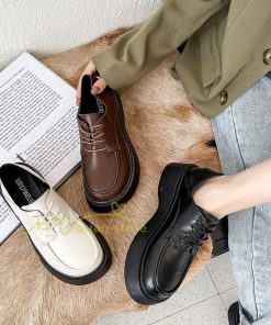 ローファー | レディース 痛くない ローヒール 楽 大人 黒 ブラック 柔らかい 歩きやすい レースアップ カジュアル 通勤通学 20代30代40代 レザー調 履きやすい