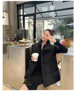 ベスト | ダウンレディース 無地 スタンドネック 中綿きれいめ シンプル 大きいサイズ ノースリーブ 韓国風 20代 50代 秋冬コーデ 40代 30代 大きいサイズ