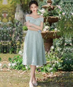 大人 | パーティードレス 結婚式 40代 20代 ミモレ丈 袖あり 長袖 韓国風 フォーマルドレス ワンピース お呼ばれ 二次会 エレガント 披露宴 女性 謝恩会 上品