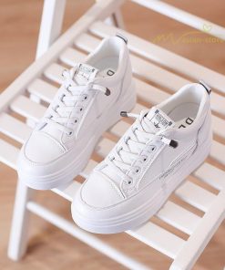 スニーカー | 白厚底レディース 運動靴 ローカットウォーキングシューズ 可愛い 軽量 白シューズ 靴 疲れない 美脚 防滑