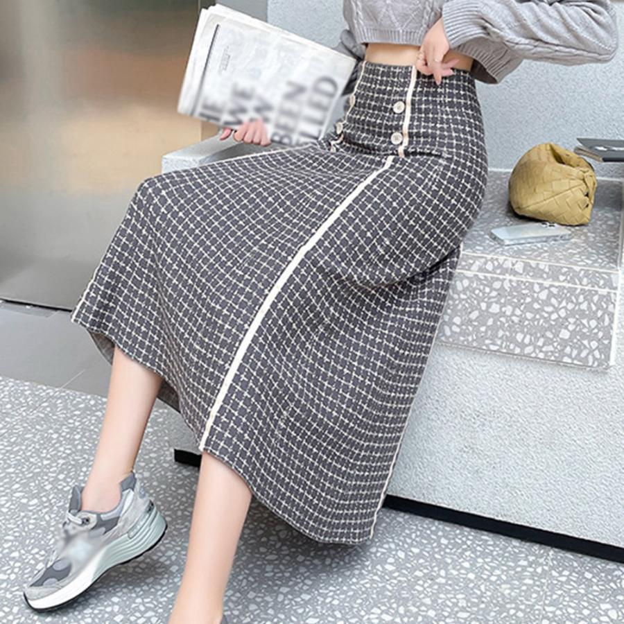 フレアスカート | フレアスカートニットスカートハイウエスト