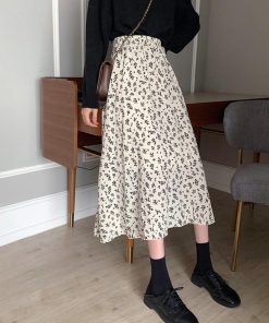 フレアスカート | 小花柄 Aラインスカート
