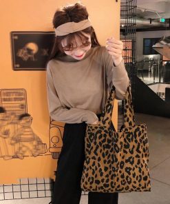 トートバッグ | ヒョウ柄 大容量レディース