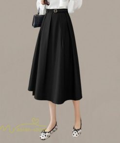 スカート | ロング丈 ボトムス レディース デイリー 上品 20代30代40代50代 カジュアル 通勤通学 お出かけ 着痩せ 夏物 韓国風 エレガント 体系カバー
