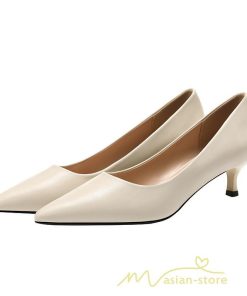 パンプス | 20.5cm~26.5cmミドルヒール ポインテッドトゥ 走れる ヒール レディース 結婚式 通勤 二次会 小さいサイズ 大きいサイズ 仕事 面接 30代