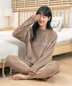 インナー・ルームウェア | フリースパジャマ 上下セット レディース