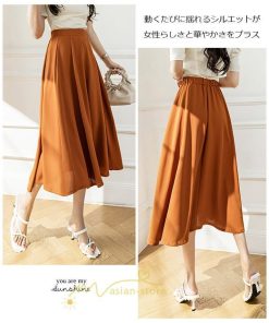 スカート | ロング丈 ボトムス レディース マキシ 上品 20代30代40代50代 カジュアル 通勤 通学 お出かけ 着痩せ 韓国風 エレガント 夏物 体系カバー 可愛い