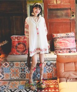 ミニ丈 | ワンピース 大人可愛い 膝上 ミニ 夏 秋 花柄 レディース 花柄 ドレス リゾート きれいめ 10代 20代 30代 40代 お呼ばれ 刺繍 かわいい 50代 小柄 リゾート